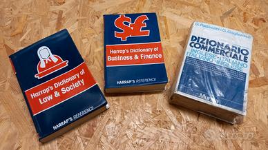 4 libri dizionari termini specialistici inglese PC