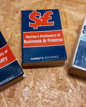 4 libri dizionari termini specialistici inglese PC