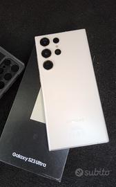 S23 ultra 256 cream schermo rotto danneggiato