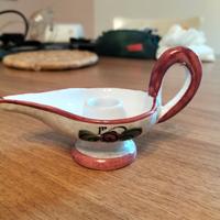 Portacandela in ceramica 