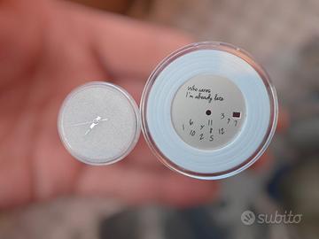 Quadrante orologio "Who cares I'm already late"