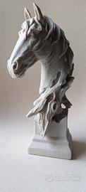 Scultura decorativa in resina– testa di cavallo