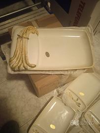 Set 6 piatti più vassoio ceramiche casale mrb made