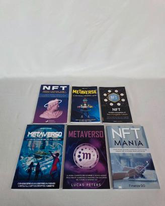 Bundle 6 libri Crypto - Bitcoin - NFT - Metaverso