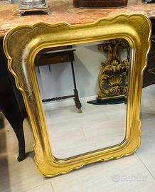 Specchio in foglia d’oro