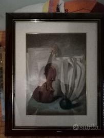 quadro ad olio su compensato