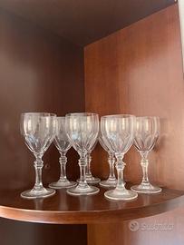 Bicchieri in cristallo