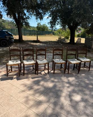 Sedie in paglia