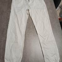 Pantaloni Dritti Donna Bianchi