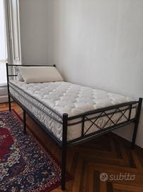 letto singolo con materasso 