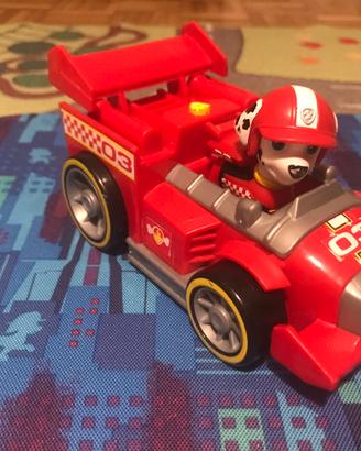 Auto da corsa Paw Patrol Marshall