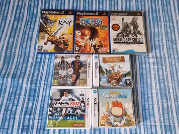 Lotto videogiochi ps2/ds/3ds