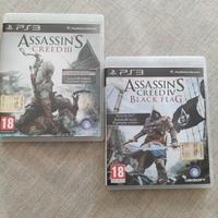 LOTTO ASSASSIN'S CREED III e ASS. CREED IV  PS3