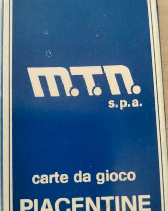 Carte da gioco M.T.N. piacentine scopa briscola