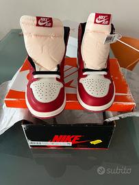 Nike Air Jordan 1 retro high og Lost € Found NUOVE