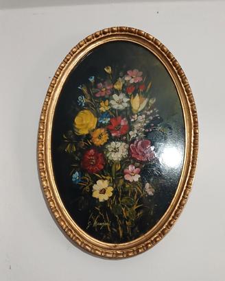 quadro olio su tavola 