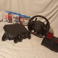 ps4+volante Lamborghini+5giochi