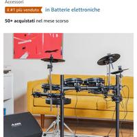 Batteria alesis + sgabello rock jam