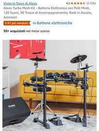 Batteria alesis + sgabello rock jam