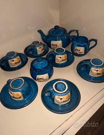 Servizio da thè vintage 15 pz ceramica