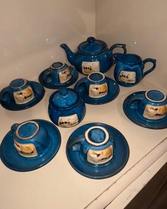 Servizio da thè vintage 15 pz ceramica