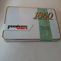 Scatola latta anni 80 cioccolatini Pernigotti 