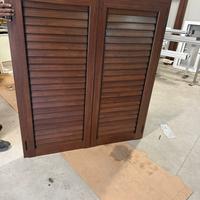 Persiane in alluminio a due ante