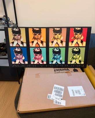 quadro in tela Audrey Hepburn 
