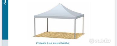 Gazebo pvc ignufugo
