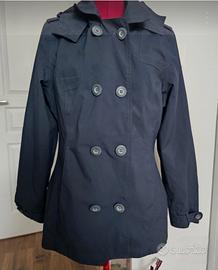Trench corto blue scuro (tg. 44 IT )