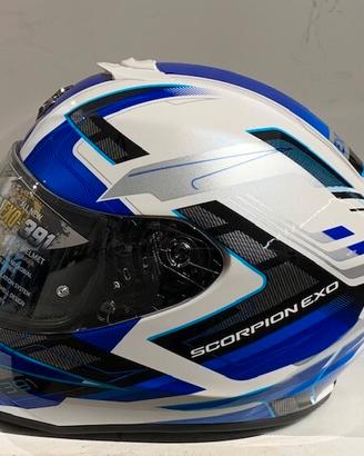 Casco Scorpion Exo-391 CAPTOR Blue/White