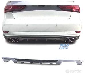 DIFFUSORE PER AUDI A3 8V 16-20 LOOK S3