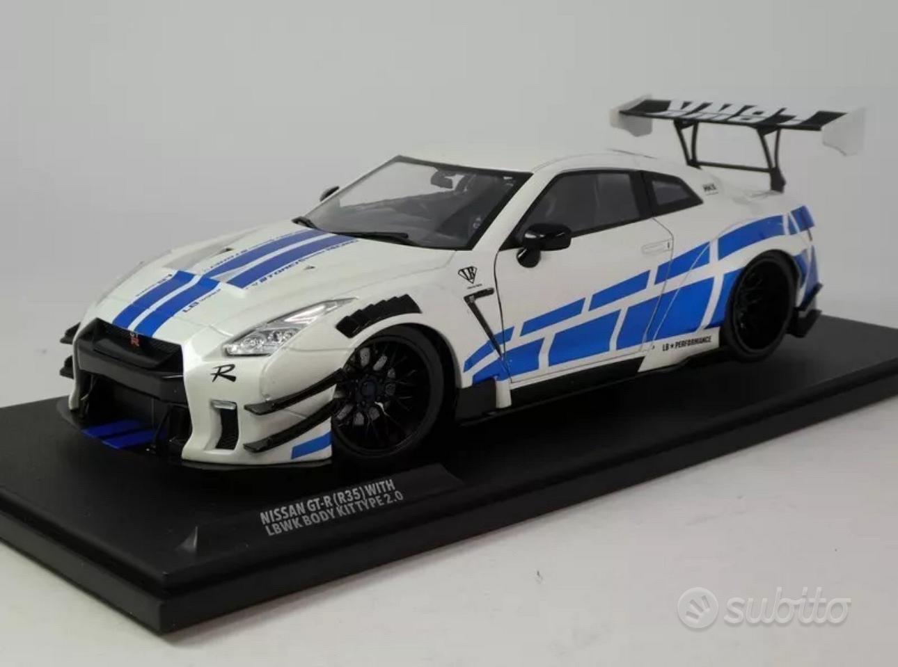 Nissan GTR R35 tributo Paul Walker by Solido 1:18 - Collezionismo In ...