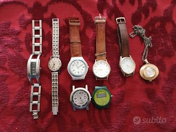 Lotto di 6 orologi al quarzo 