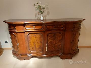 CREDENZA LEGNO RETRO’, VINTAGE, BAROCCO VITTORIANO