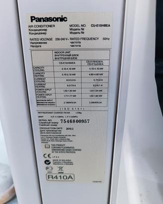  2 condizionatori Panasonic 15 btu a soffitto