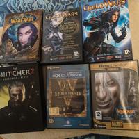 Lotto 7 PC game collector, witcher 2, wow, e altri