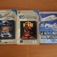 Lotto Videogiochi PC JSF, F-16, X-Plane 8