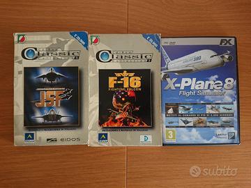 Lotto Videogiochi PC JSF, F-16, X-Plane 8