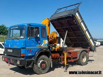 IVECO DAILY 175 18 TARGA GIALLA- GRU E RIBALTAB
