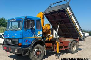 IVECO DAILY 175 18 TARGA GIALLA- GRU E RIBALTAB