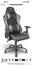 Sedia Gaming - Trust Resto 707R (Grigio)