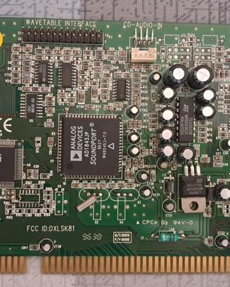 Scheda Audio Analog Devices AD1846JP  - vintage