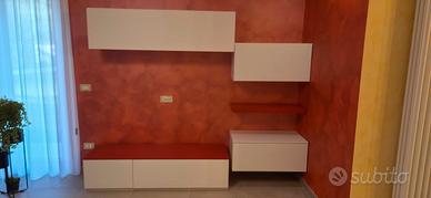 Parete attrezzata tv