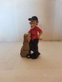 Mestieri statua statuetta caricatura Corriere