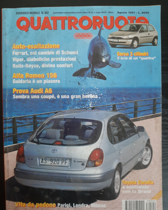 Quattroruote Agosto 1997 n.502