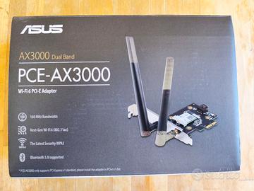 Scheda Wi-Fi 6 ASUS PCE-AX3000 + Bluetooth 5.0