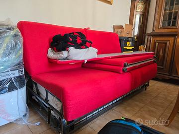 divano letto matrimoniale con materasso in memory