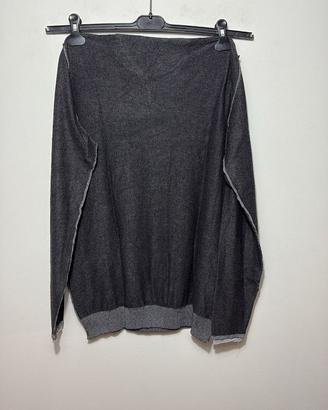 Pullover Uomo Grigio Scuro