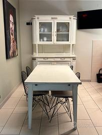 TAVOLO E CREDENZA IN MASSELLO